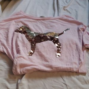 PINK sequin shirt